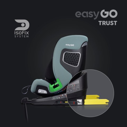 Fotelik Samochodowy Easygo Trust I-Size Isofix Obrotowa 360° 0-36Kg