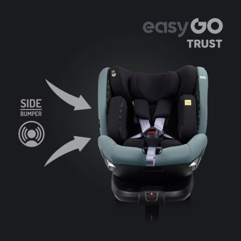 Fotelik Samochodowy Easygo Trust I-Size Isofix Obrotowa 360° 0-36Kg