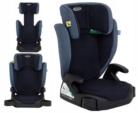 Fotelik Samochodowy Graco Junior Maxi I-Size R129 15-36 Kg 10 Poz 2 Uchwyty