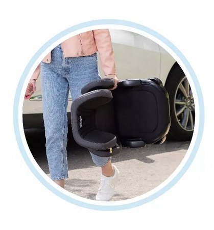 Fotelik Samochodowy Graco Junior Maxi I-Size R129 15-36 Kg 10 Poz 2 Uchwyty