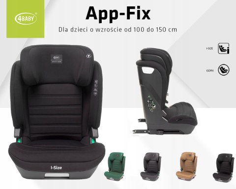 Fotelik Samochodowy I-Size 15-36Kg Isofix Szerokie Siedzisko Regulowany