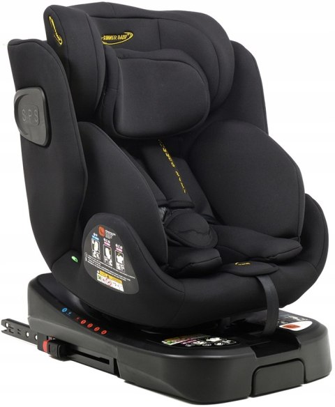 Fotelik Samochodowy I-Size 40-150Cm 360° Isofix Z Nogą, Regulacja Zagłówka