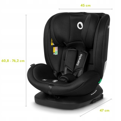 Fotelik Samochodowy Lionelo Bastiaan I-Size 0-36 Kg, Isofix, 360° Easyturn