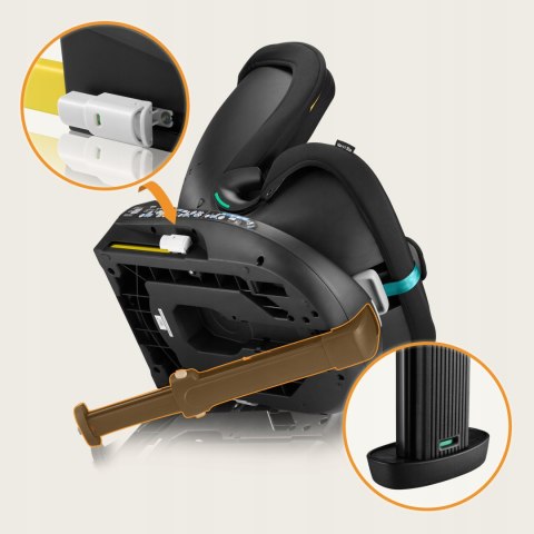 Fotelik Samochodowy Lionelo Navy I-Size 360° Isofix, Od 40 Do 150 Cm