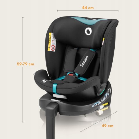 Fotelik Samochodowy Lionelo Navy I-Size 360° Isofix, Od 40 Do 150 Cm