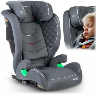 Fotelik Samochodowy Nukido Louis 15-36 Kg Isofix Szary Bezpieczny Wygodny