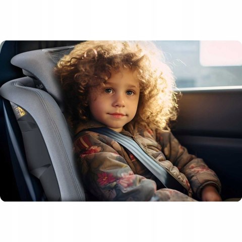 Fotelik Samochodowy Nukido Louis 15-36 Kg Isofix Szary Bezpieczny Wygodny