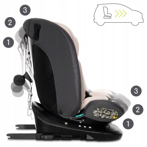 Fotelik Samochodowy Obrotowy 360° Isofix I-Size Lorrelli Imola 40-150Cm