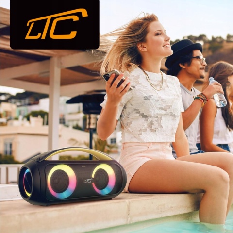 Bezprzewodowy Głośnik Bluetooth 2w1 60W z Funkcją Karaoke i Pilotem