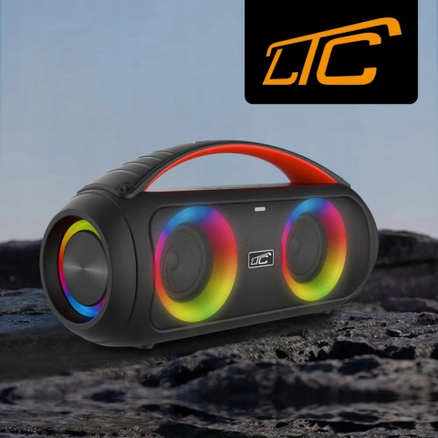 Bezprzewodowy Głośnik Bluetooth 2w1 60W z Funkcją Karaoke i Pilotem