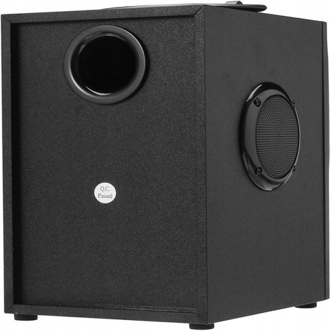 Głośnik Przenośny Boombox 10W Bluetooth Fm Usb Aux Mp3 Karaoke + Pilot