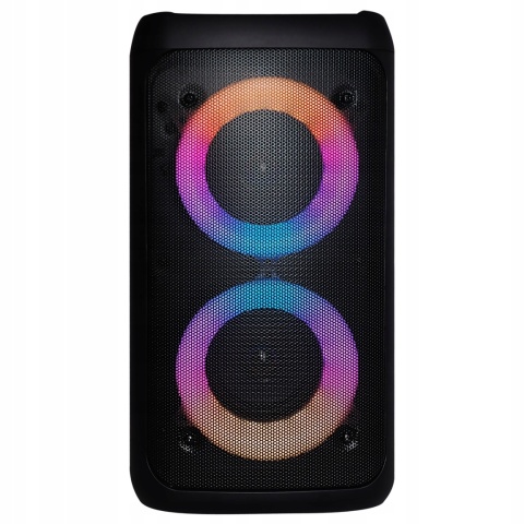 Duży Głośnik Bluetooth 10W z Mikrofonem, LED RGB, 4000mAh, FM, USB