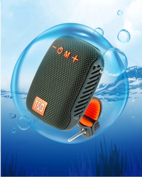Głośnik Bluetooth 5W Wodoodporny z Uchwytami - Idealny na Rower