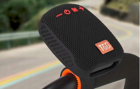 Głośnik Bluetooth 5W Wodoodporny z Uchwytami - Idealny na Rower