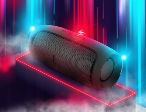 Głośnik Bluetooth ChargE3 Mini z Powerbankiem, Radiem FM i Mocnym Bassem