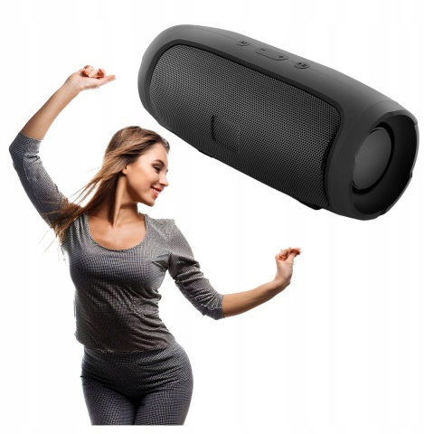 Głośnik Bluetooth ChargE3 Mini z Powerbankiem, Radiem FM i Mocnym Bassem