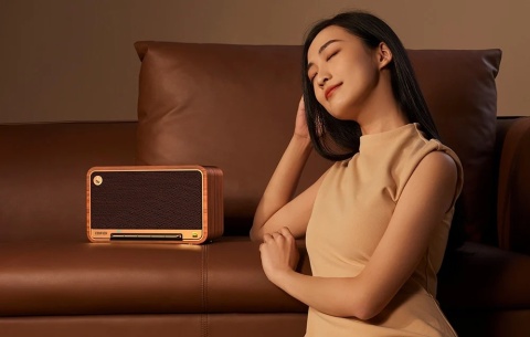 Głośnik Bluetooth Edifier D32 Retro 60W Hi-Res z AUX i Multiroom