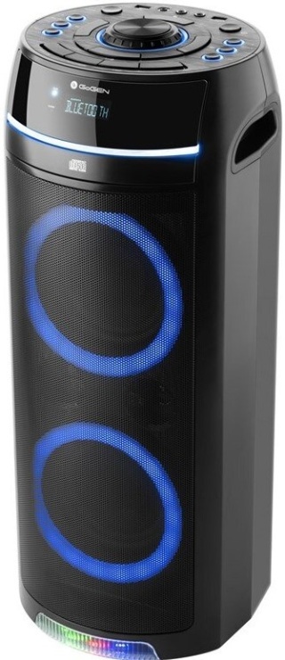 Głośnik Bluetooth GoGEN HAPPEE 90W z mikrofonem, CD, FM, z LED i LCD