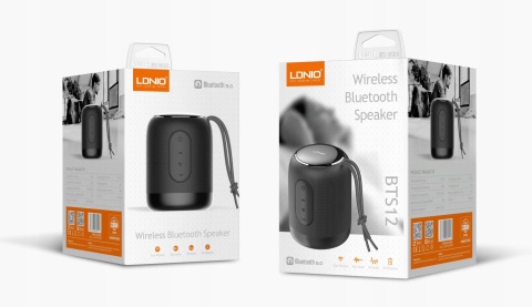 Głośnik Bluetooth LDNIO BTS12 5W Przenośny Stereo z USB-C i microSD