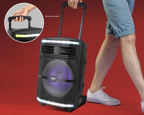 Głośnik Bluetooth Pyle PARTYBOX 600W z USB, LED, karaoke i super basem