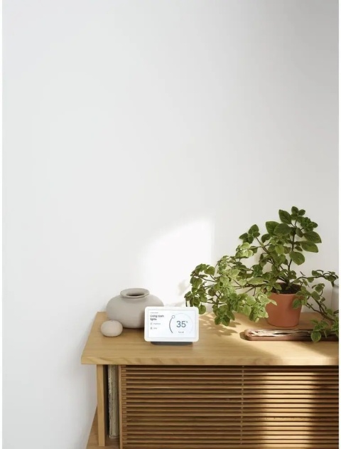Głośnik Inteligentny Google Nest Hub 2 Czarny z Gestem i Głosem