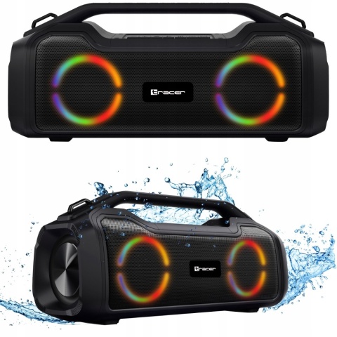 Głośnik Tracer BigBoy TWS 40W Bluetooth, IPX5, Powerbank, RGB LED