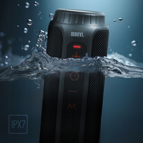 Głośnik bluetooth 5.0 Moevi 20W IPX7 TWS - doskonałe brzmienie max mobilność