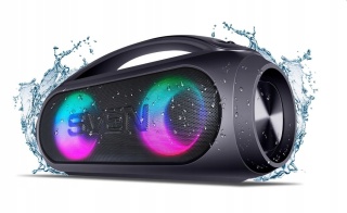 Głośnik przenośny SVEN PS-380 Boombox 40W Bluetooth, IPX5, FM, LED