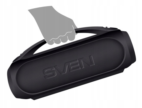 Głośnik przenośny SVEN PS-380 Boombox 40W Bluetooth, IPX5, FM, LED