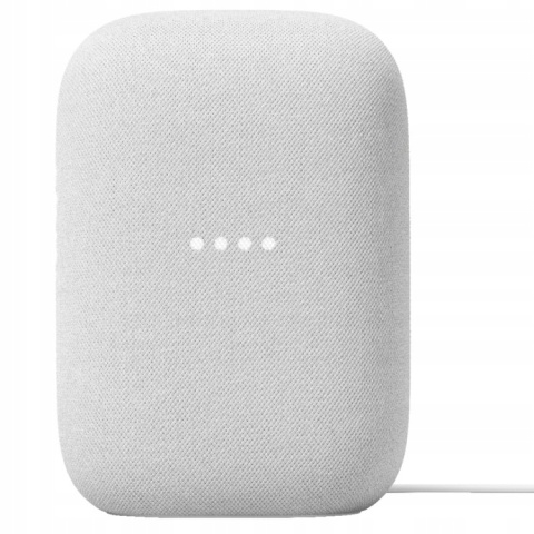 Inteligentny głośnik Google Nest Audio - Estetyczny biały, sterowanie głosowe