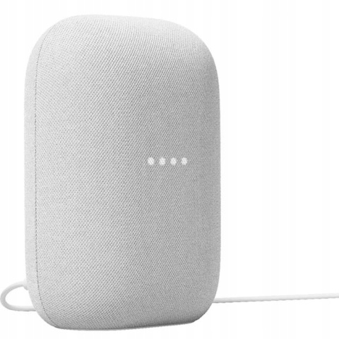 Inteligentny głośnik Google Nest Audio - Estetyczny biały, sterowanie głosowe