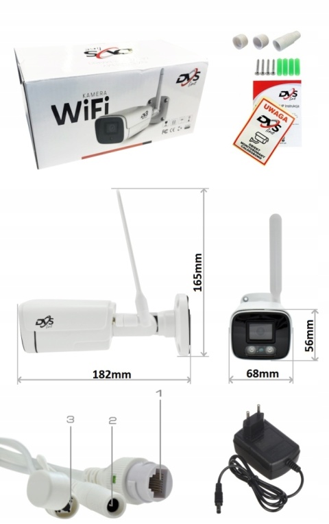 Bezprzewodowa Kamera Zewnetrzna Wi-Fi 8Mp 4K Smart Ios Z Audio I Ruchu Ip66