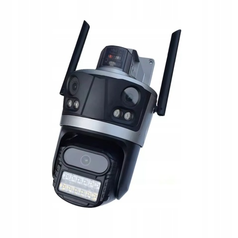 Kamera IP 12MPx z zoomem 8x, obrotowa, WiFi, nocne widzenie, IP66
