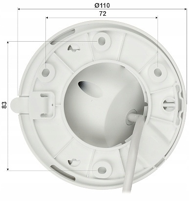 Kamera Ip Dahua Ipc-Hdw1439v-A-Il 4 Mpx 2.8 Mm Smart Dual Light Poe Biała