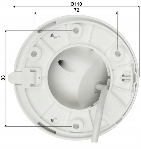 Kamera Ip Dahua Ipc-Hdw1439v-A-Il 4 Mpx 2.8 Mm Smart Dual Light Poe Biała
