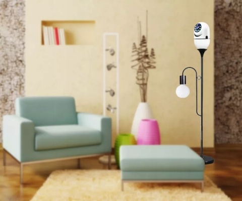 Kamera IP Wi-Fi E27 360° z noktowizorem - Inteligentny monitoring na żywo