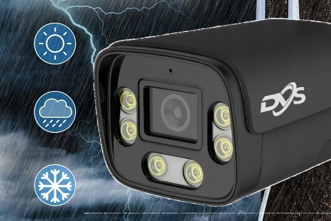 Kamera IP WiFi 4MPx zewnętrzna, metalowa obudowa, aplikacja Tuya Smart