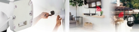 Kamera IP WiFi DVS 5MP 360° z detekcją ruchu i nocnym widzeniem