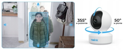Kamera Reolink E330 PTZ 4MP z Wi-Fi, Automatyczne Śledzenie i Detekcja