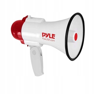 Megafon Pyle PMP35R 30W z baterią - Głosowy i alarmowy system dźwięku