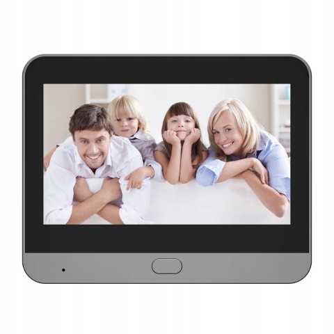 Inteligentny Wizjer Z Kamerą 1080P Wifi 4,3 Lcd Dzwonek Z Czujnikiem Ruchu