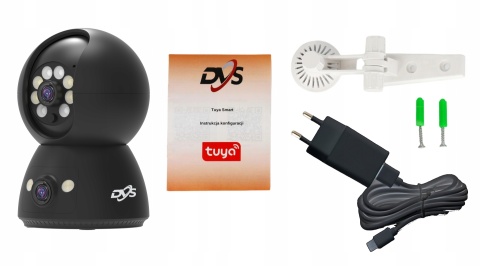 Obrotowa kamera WiFi 2MPx z detekcją ruchu i zdalnym sterowaniem