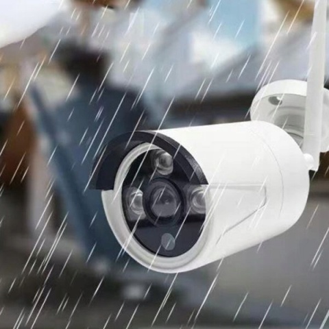 4 Kamery Monitoringu 8Mp Full Hd Wifi Ip66 Z Detekcją Ruchu Nocne Widzenie