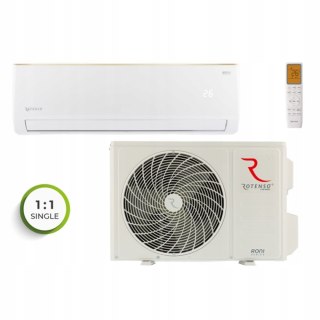 Klimatyzacja Rotenso Roni X 3,4Kw Smart Wi-Fi Aut. Żaluzje 4D Grzanie -20°C