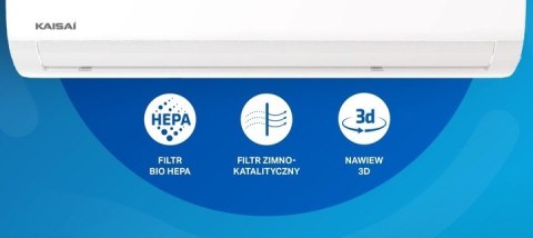 Klimatyzator Kaisai Fly 7Kw Wifi Hepa Z Grzaniem I Auto Clean
