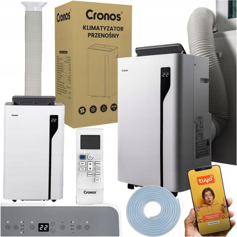 Klimatyzator Przenośny 4100W Wifi 3W1: Chłodzenie, Osuszanie, Wentylacja