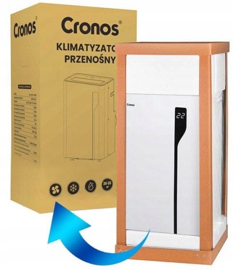 Klimatyzator Przenośny 4100W Wifi 3W1: Chłodzenie, Osuszanie, Wentylacja