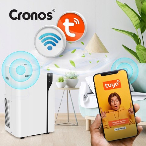 Klimatyzator Przenośny 4100W Wifi 3W1: Chłodzenie, Osuszanie, Wentylacja