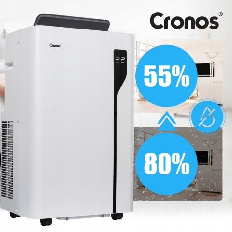 Klimatyzator Przenośny 4100W Wifi 3W1: Chłodzenie, Osuszanie, Wentylacja