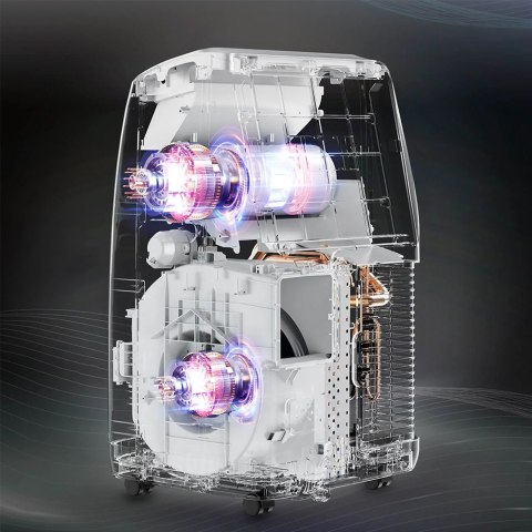 Klimatyzator Przenosny 4W1 Chłodzenie Osuszanie Grzanie Wifi Pilot 3,5Kw